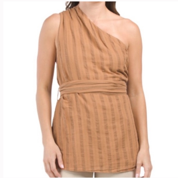 NEVER WORN Zara Linen Wrap Top - Picture 2 of 3